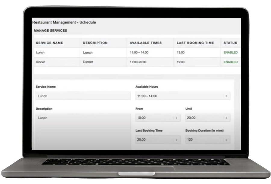 table management system